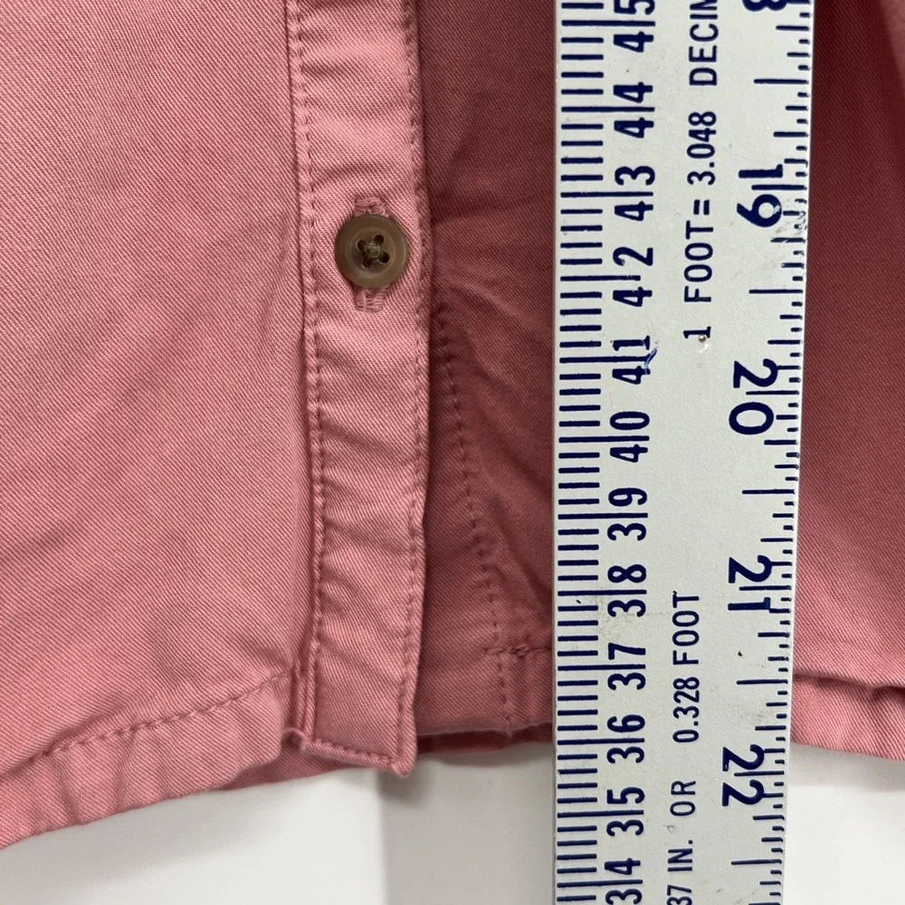 Old Navy Button Up Shirt Dress Belted Balloon‎ Sleeves Sz 5T Pink Pockets
